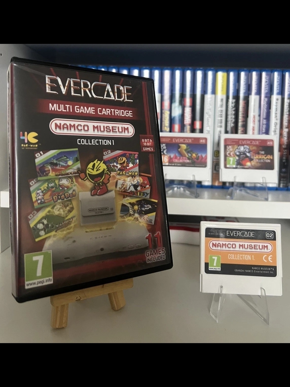 Namco Museum Collection 1 - Black/Red Game Cartridge